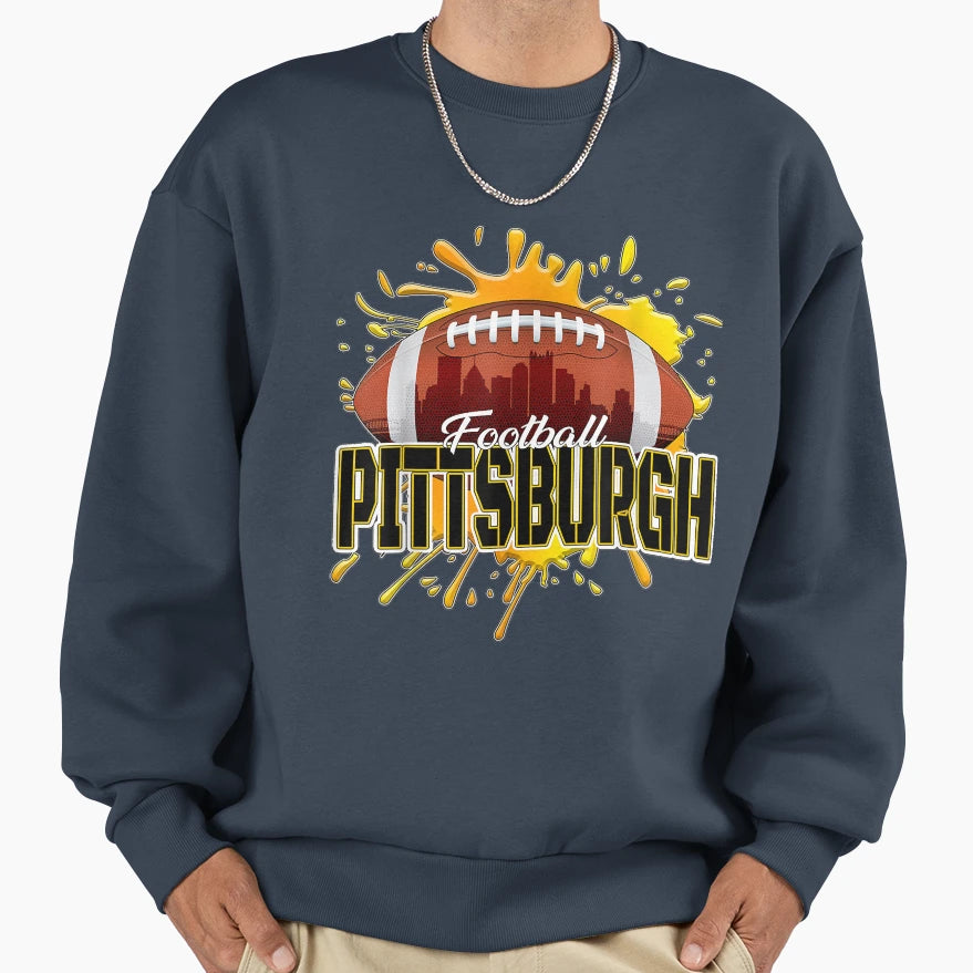 Pittsburgh Finished Awesome Movie Fan Sweatshirt - Unique Graphic Men Women - T-Shirt, Sweatshirt, Hoodie
