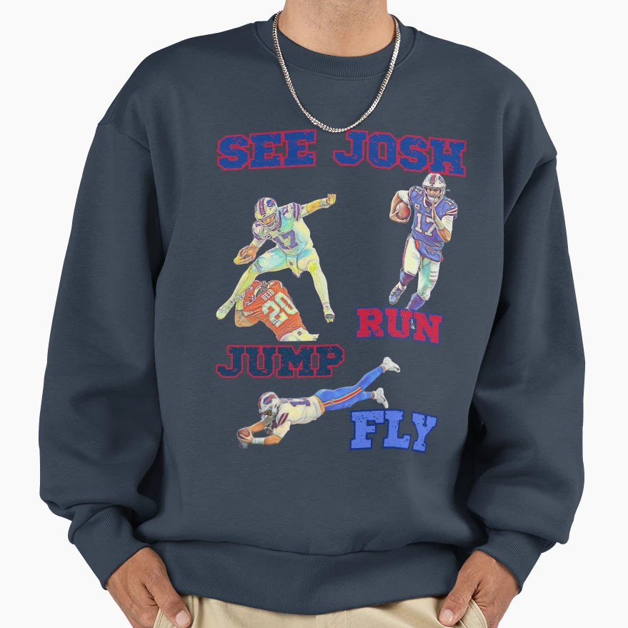 See Josh Sweatshirt - Minimalist Print Unisex - T-Shirt, Sweatshirt, Hoodie
