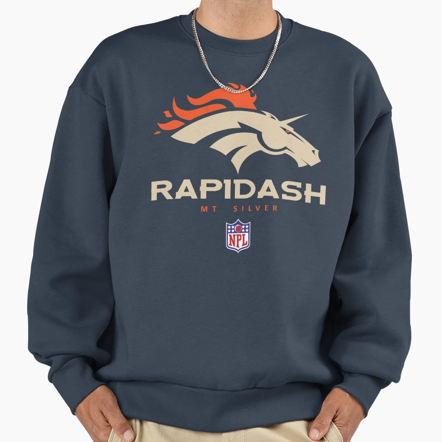 Mt Silver Rapidash Sweatshirt - Novelty Apparel Unisex - T-Shirt, Sweatshirt, Hoodie