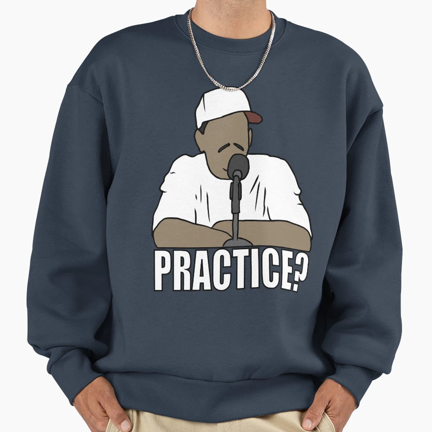 Allen Iverson Practice Sweatshirt - Graphic Print Unisex - T-Shirt, Sweatshirt, Hoodie