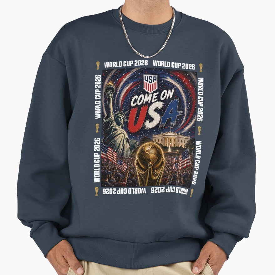Come Usa Sweatshirt - Fun Novelty Design for Adults - T-Shirt, Sweatshirt, Hoodie