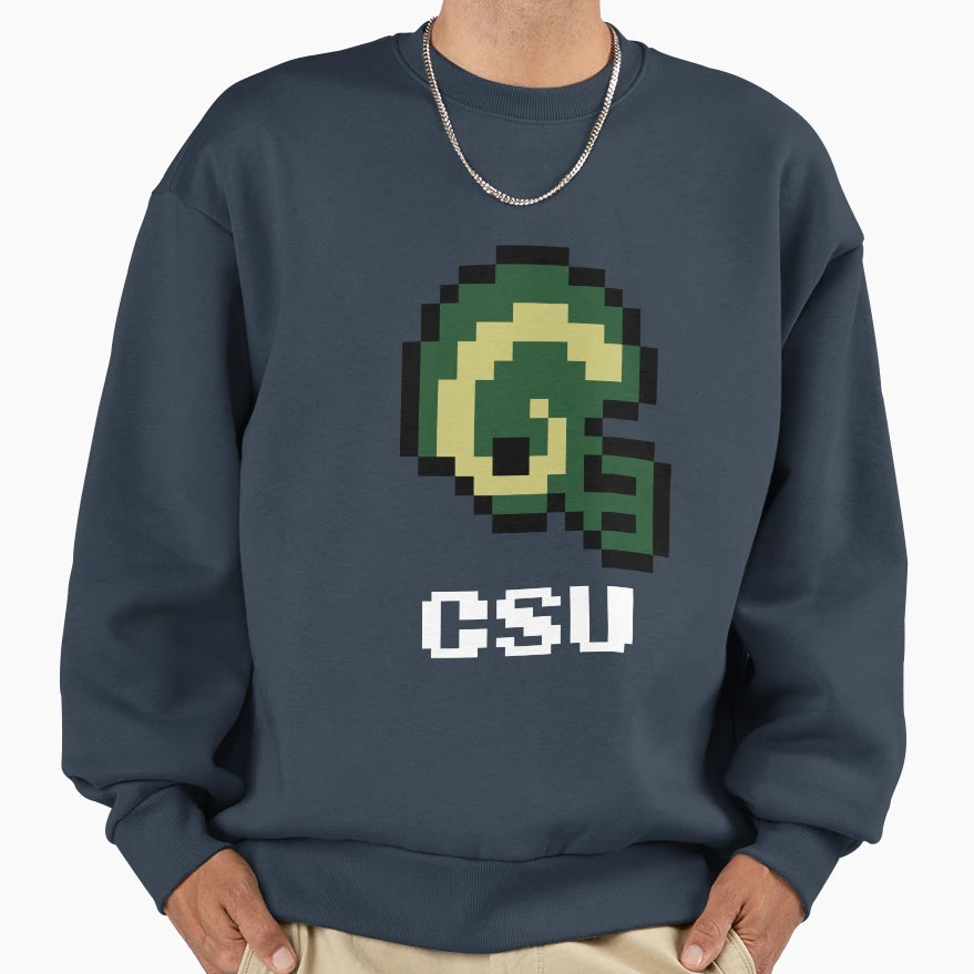 Colorado State Rams Tecmo Super Bowl Sweatshirt - Graphic Print Unisex - T-Shirt, Sweatshirt, Hoodie