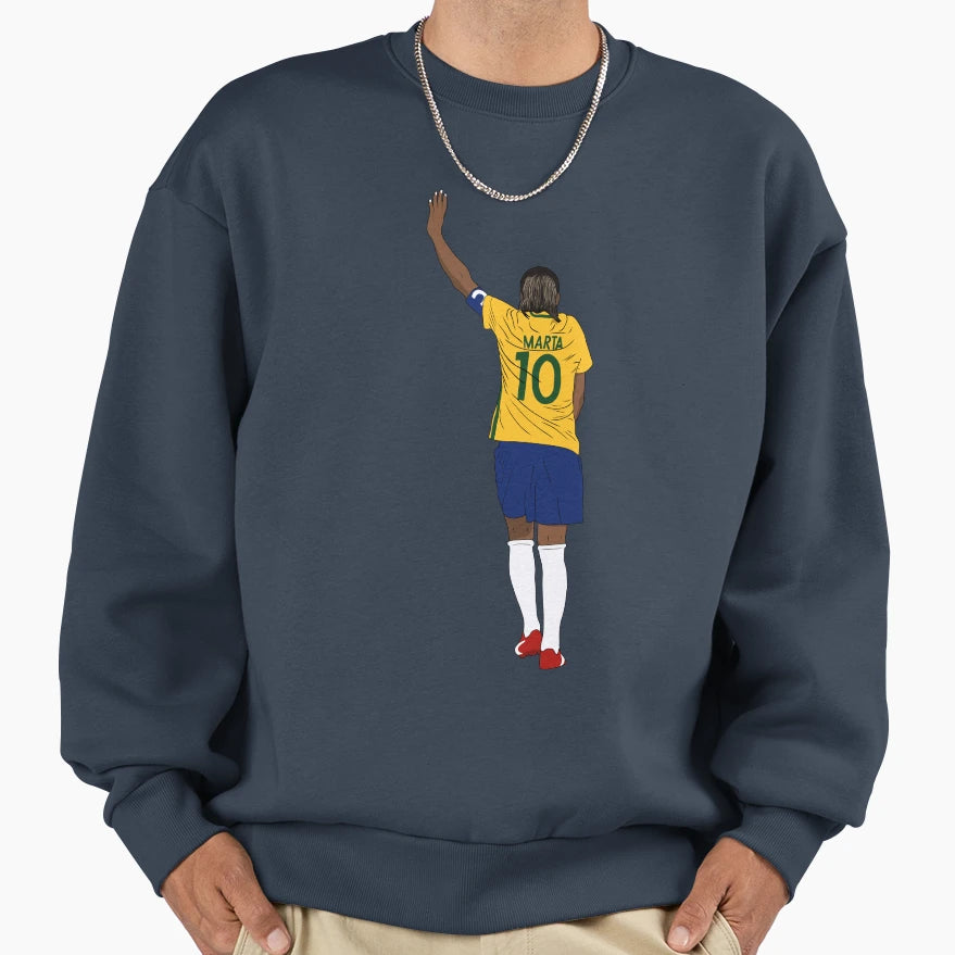 Marta Brazil 10 Sweatshirt - Fun Novelty Design for Adults - T-Shirt, Sweatshirt, Hoodie