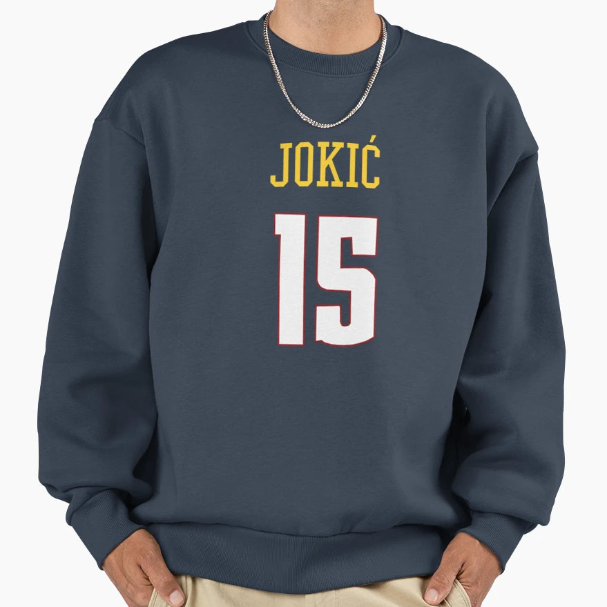 Nikola Joki 15 Nuggets Sweatshirt - Novelty Apparel Unisex - T-Shirt, Sweatshirt, Hoodie
