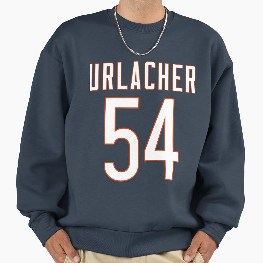 Brian Urlacher Jersey 54 Sweatshirt - Minimalist Print Unisex - T-Shirt, Sweatshirt, Hoodie