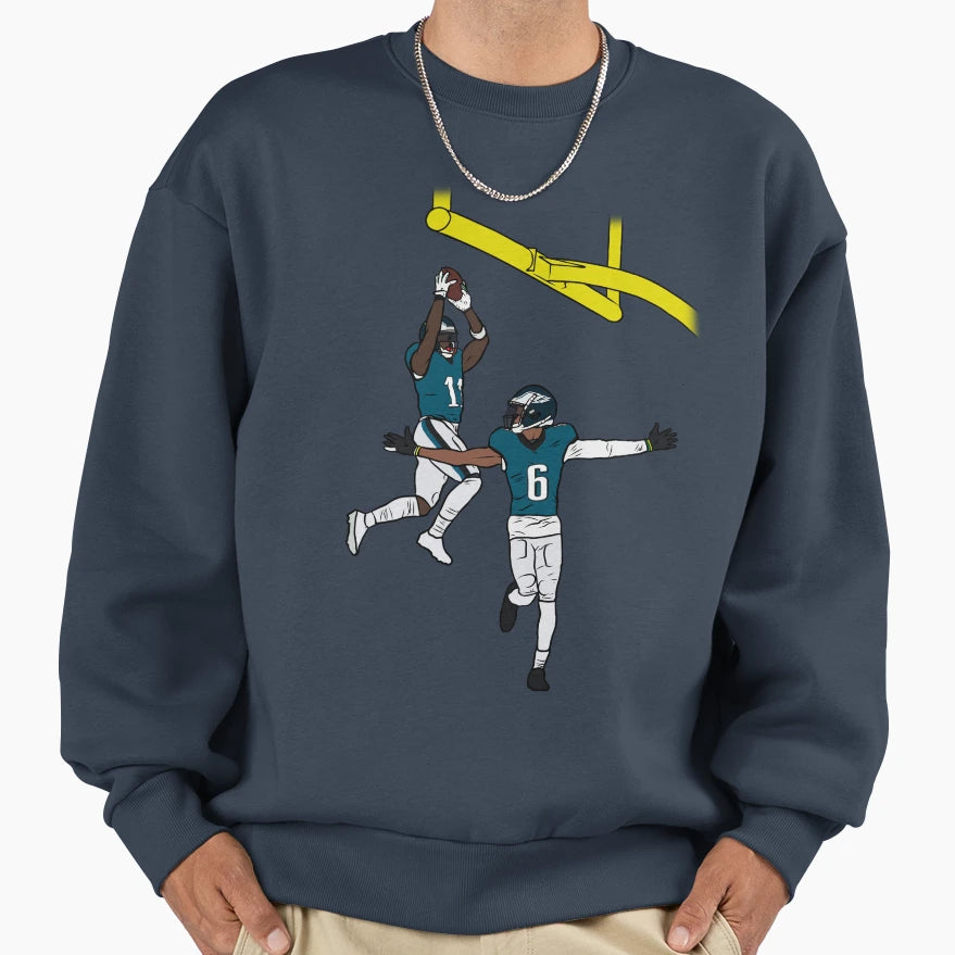 Aj Brown And Devonta Smith Dunk Sweatshirt - Unique Graphic for Adults - T-Shirt, Sweatshirt, Hoodie