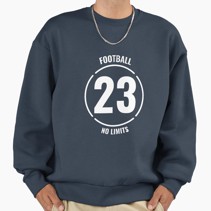 Football 23 Minimal Sport No Sweatshirt - Minimalist Print Men Women - T-Shirt, Sweatshirt, Hoodie