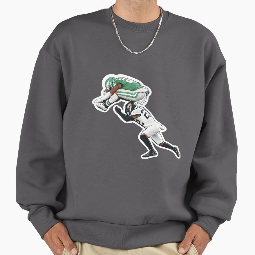 SB Reverse Backwards Hurdle Sweatshirt - Novelty Apparel Men Women - T-Shirt, Sweatshirt, Hoodie