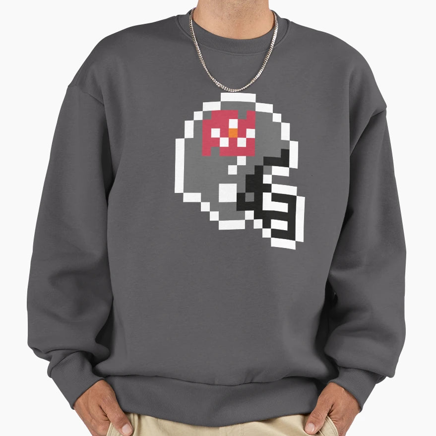 Tampa Bay Buccaneers 8 Bit Sweatshirt - Minimalist Print for Adults - T-Shirt, Sweatshirt, Hoodie