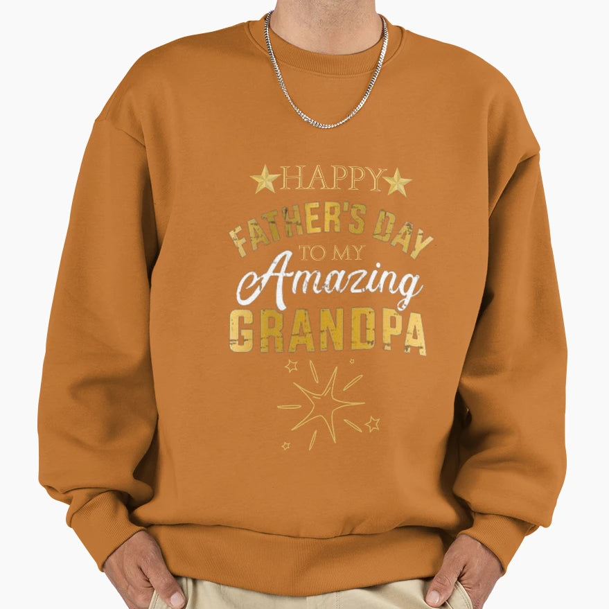 Honoring Grandpa Fathers Day Sweatshirt - Fun Novelty Design Unisex - T-Shirt, Sweatshirt, Hoodie