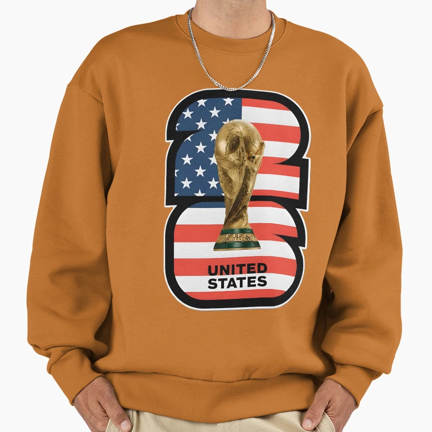 North America Football 2026 Sweatshirt - Graphic Print Men Women - T-Shirt, Sweatshirt, Hoodie