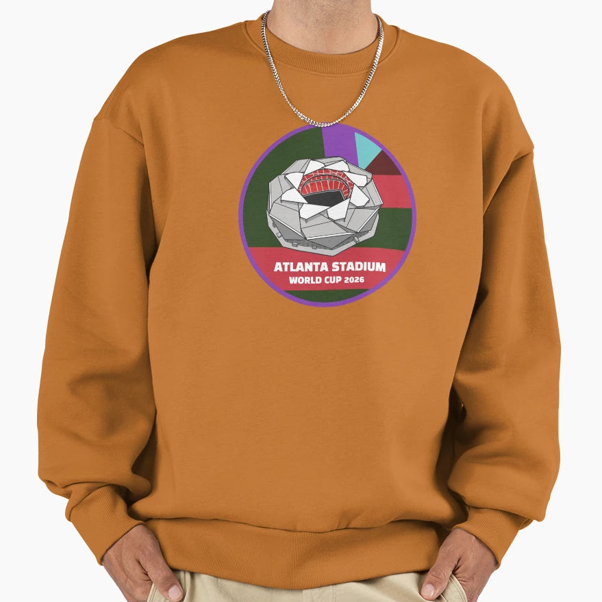 Atlanta Stadium World Cup Sweatshirt - Custom Art Print Men Women - T-Shirt, Sweatshirt, Hoodie