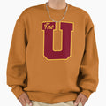 U Maroon Sweatshirt - Trendy Graphic for Adults - T-Shirt, Sweatshirt, Hoodie