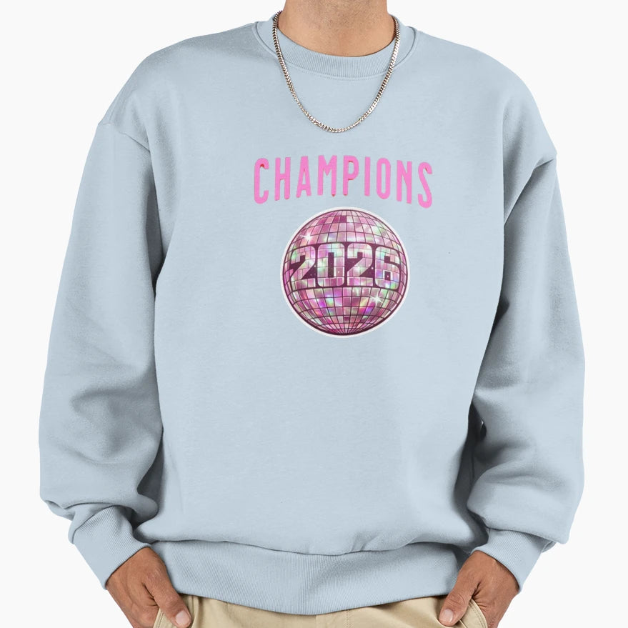 Champions 2026 Football Game Day T-Shirt - Casual Everyday Wear for Adults - T-Shirt, Sweatshirt, Hoodie