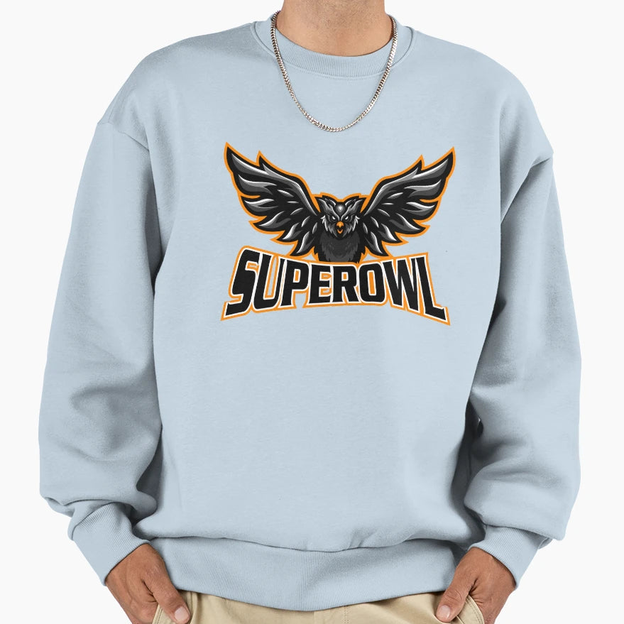 Super Owl Sweatshirt - Novelty Apparel Men Women - T-Shirt, Sweatshirt, Hoodie