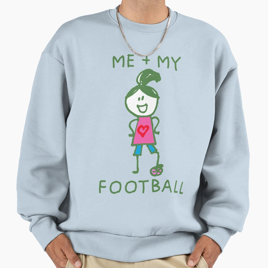 Stick Peeps Me My Football Children Sweatshirt - Unique Graphic for Adults - T-Shirt, Sweatshirt, Hoodie