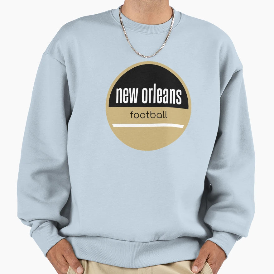 New Orleans Football Sweatshirt - Novelty Apparel Men Women - T-Shirt, Sweatshirt, Hoodie