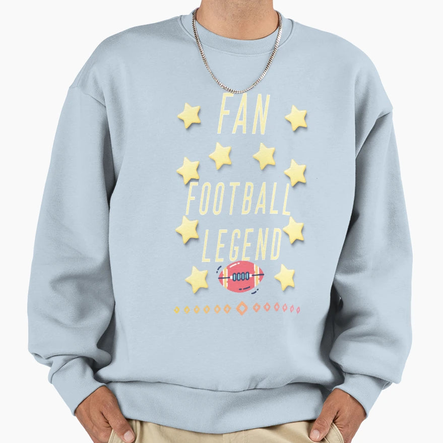 Copy Funny Fan Football Legend Sweatshirt - Unique Graphic Men Women - T-Shirt, Sweatshirt, Hoodie