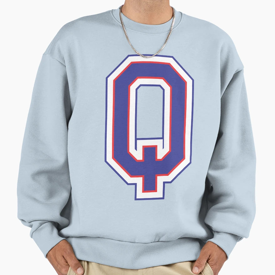 Alphabet Q Sweatshirt - Trendy Graphic Men Women - T-Shirt, Sweatshirt, Hoodie