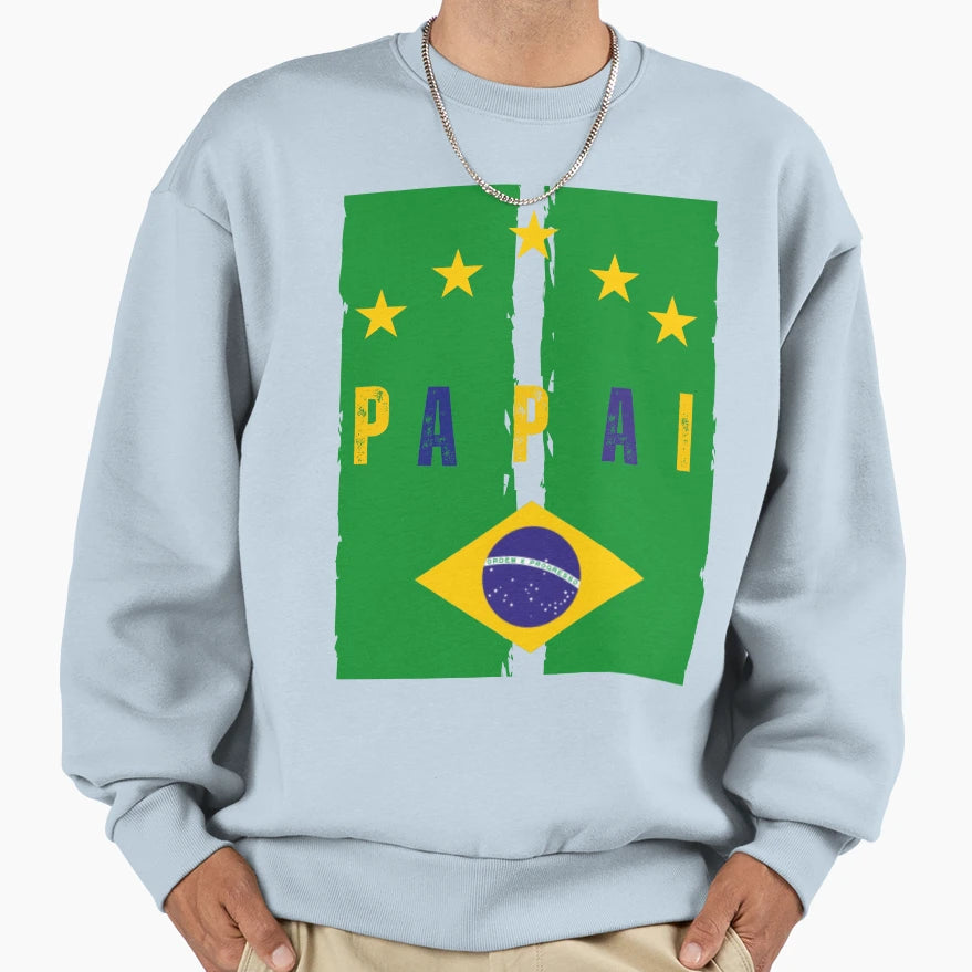 Papai Brazil Sweatshirt - Custom Art Print Unisex - T-Shirt, Sweatshirt, Hoodie