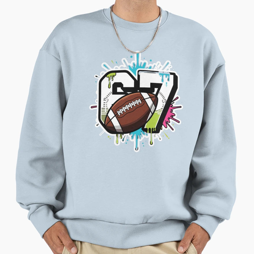 Football 67 Six Seven Funny Gen Sweatshirt - Custom Art Print Men Women - T-Shirt, Sweatshirt, Hoodie