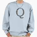 Q Filled Typography Sweatshirt - Fun Novelty Design for Adults - T-Shirt, Sweatshirt, Hoodie
