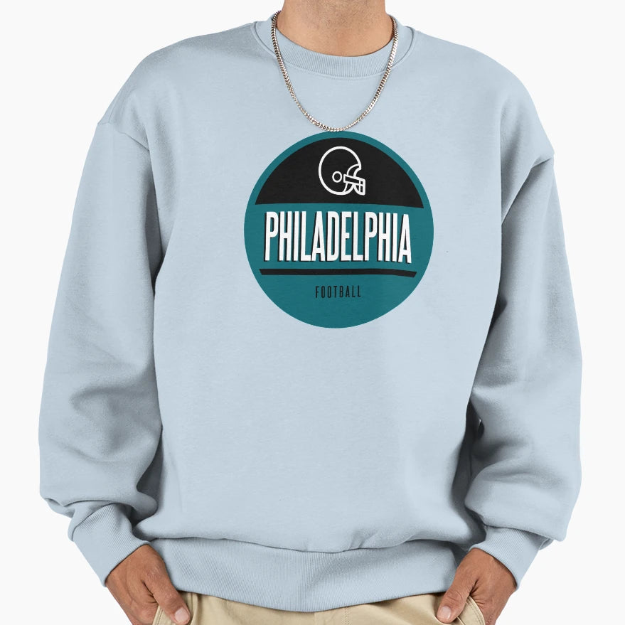 Philadelphia Football Sweatshirt - Minimalist Print Men Women - T-Shirt, Sweatshirt, Hoodie