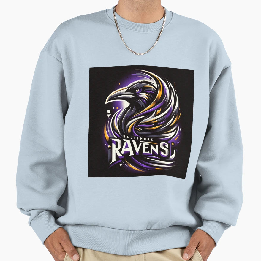 Ravens Football Sweatshirt - Unique Graphic Unisex - T-Shirt, Sweatshirt, Hoodie
