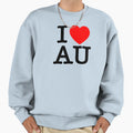 I Heart Au Australia Sweatshirt - Fun Novelty Design Unisex - T-Shirt, Sweatshirt, Hoodie
