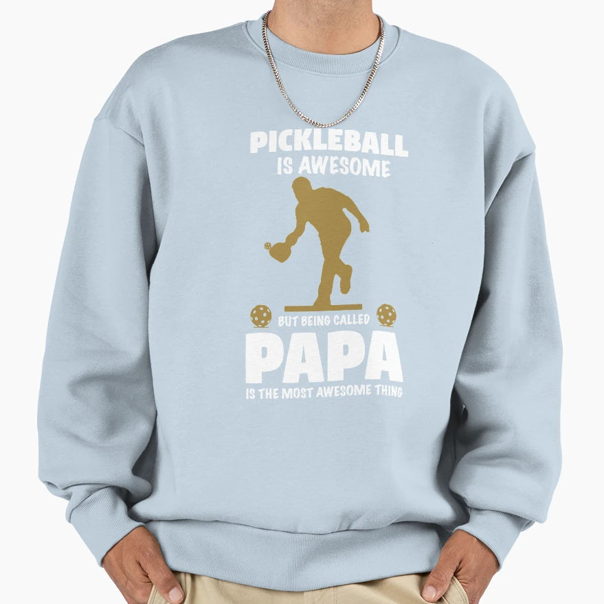 Mens Pickleball Proud Grandfather Sweatshirt - Unique Graphic Unisex - T-Shirt, Sweatshirt, Hoodie