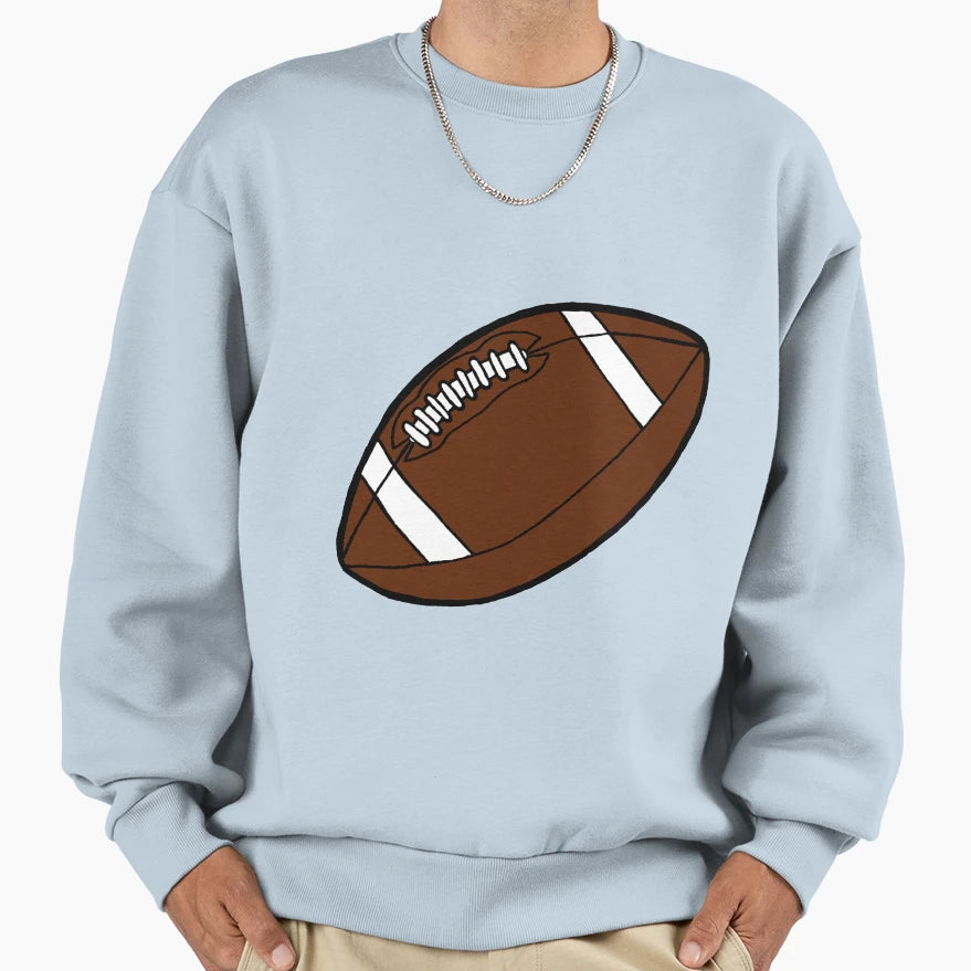 Football Sweatshirt - Trendy Graphic Men Women - T-Shirt, Sweatshirt, Hoodie
