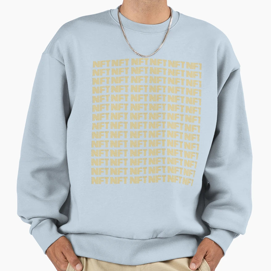 Nft Non Fungible Token Sweatshirt - Custom Art Print Men Women - T-Shirt, Sweatshirt, Hoodie
