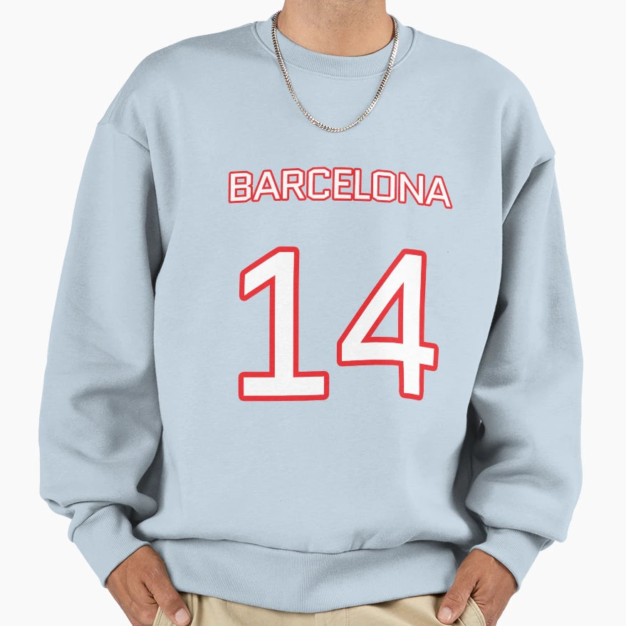 Barcelona Football I Sweatshirt - Fun Novelty Design Men Women - T-Shirt, Sweatshirt, Hoodie