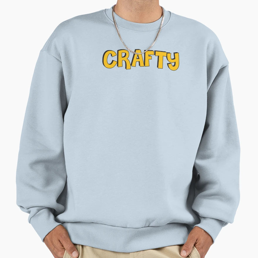 Film Crew Set Crafty Gold Text Front Sweatshirt - Minimalist Print Unisex - T-Shirt, Sweatshirt, Hoodie