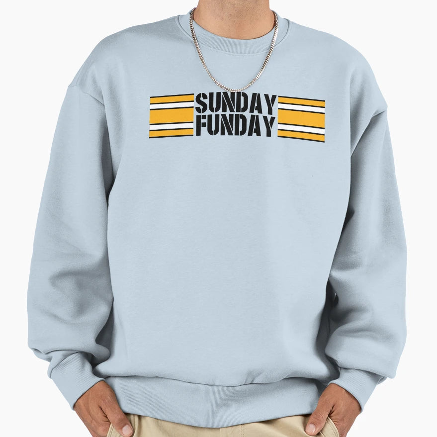 Sunday Funday Sweatshirt - Streetwear Style Men Women - T-Shirt, Sweatshirt, Hoodie
