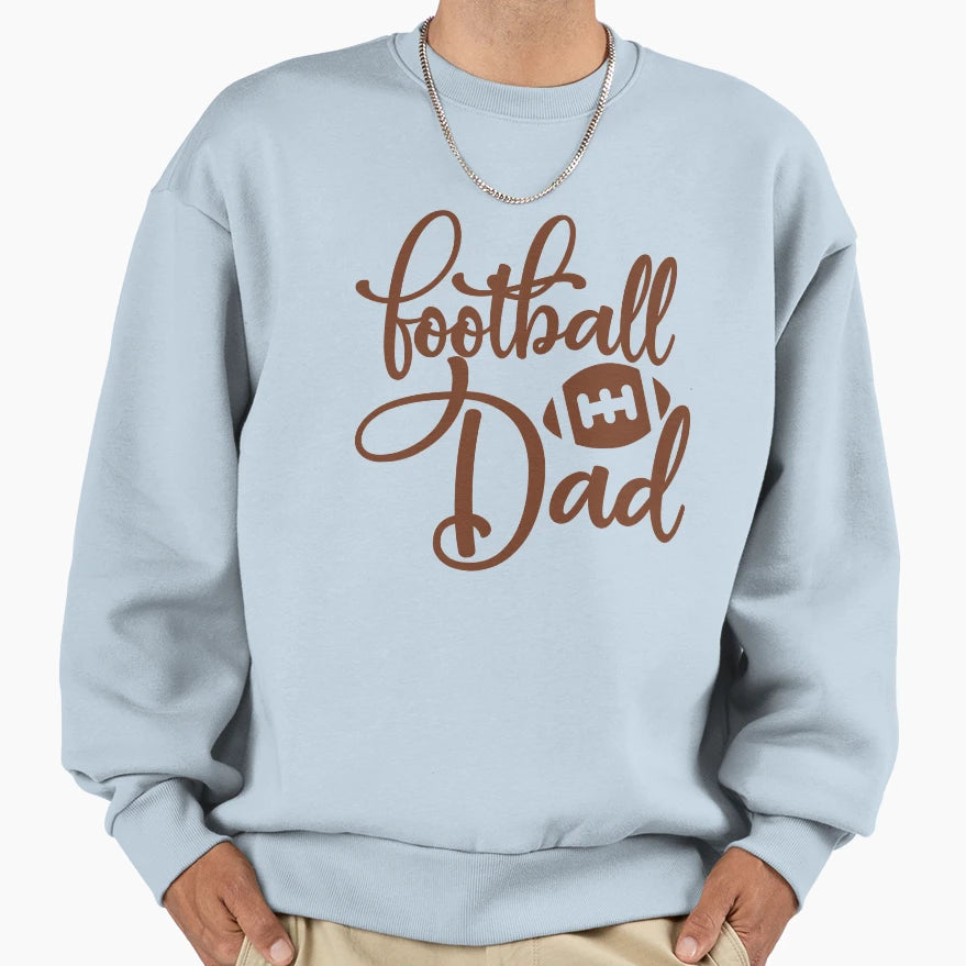 Football Dad Sweatshirt - Trendy Graphic Unisex - T-Shirt, Sweatshirt, Hoodie
