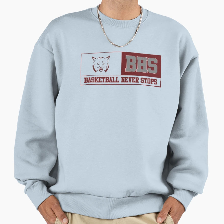 Bhs Basketball Sweatshirt - Minimalist Print for Adults - T-Shirt, Sweatshirt, Hoodie
