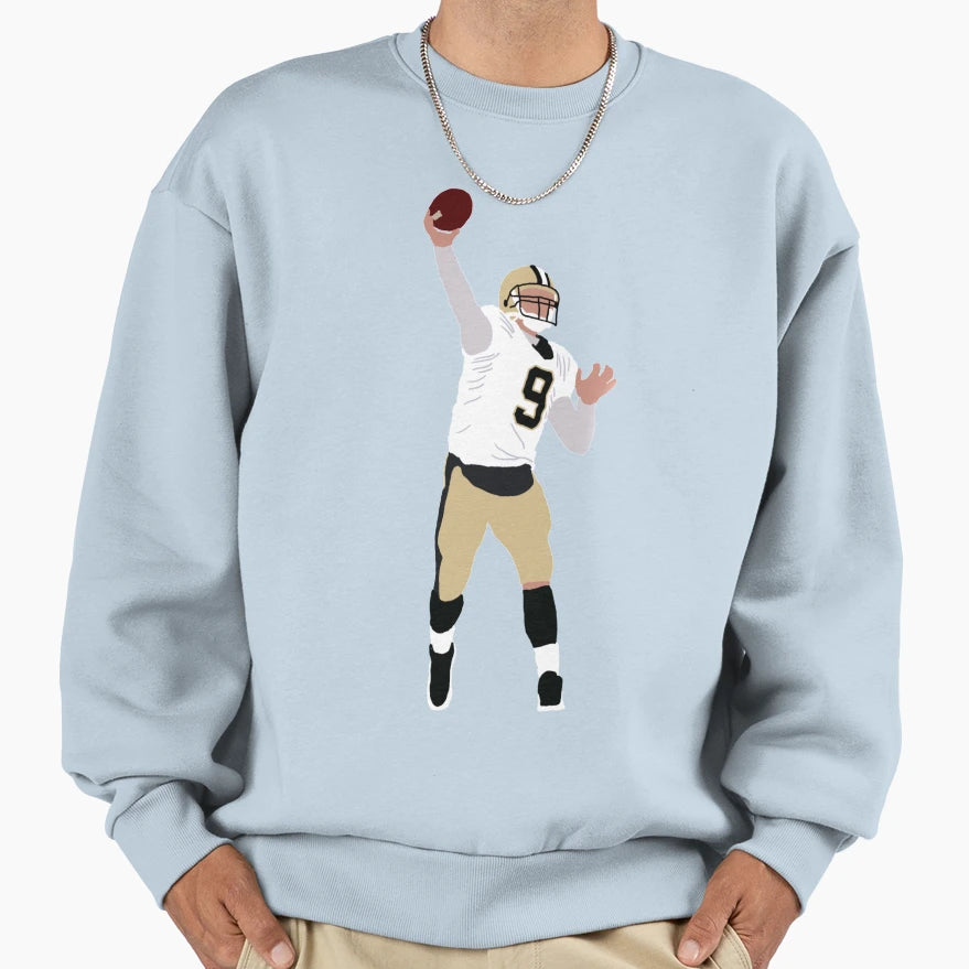 Drew Brees Sweatshirt - Minimalist Print Unisex - T-Shirt, Sweatshirt, Hoodie