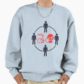 Hands Face Space Sweatshirt - Minimalist Print Men Women - T-Shirt, Sweatshirt, Hoodie