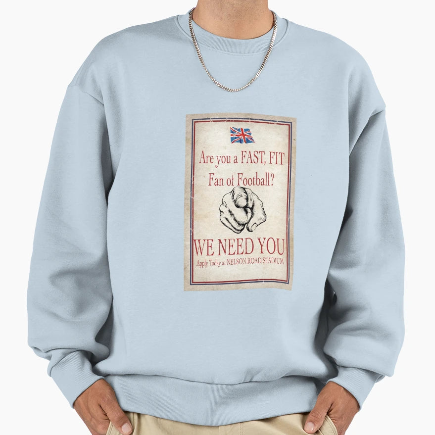 Fan Football Sweatshirt - Unique Graphic Men Women - T-Shirt, Sweatshirt, Hoodie