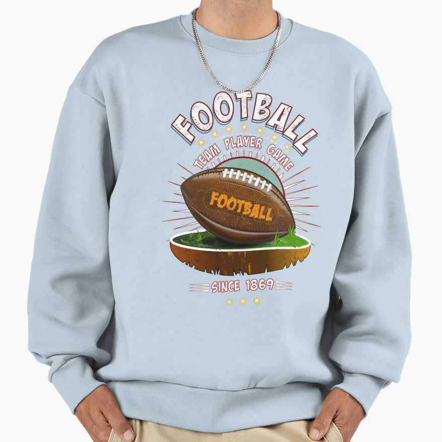 American Football Sweatshirt - Unique Graphic for Adults - T-Shirt, Sweatshirt, Hoodie