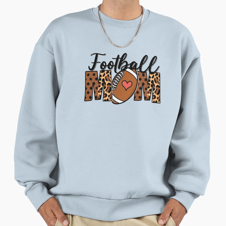 Football Mom Football Season Custom Sweatshirt - Aesthetic Graphic Unisex - T-Shirt, Sweatshirt, Hoodie