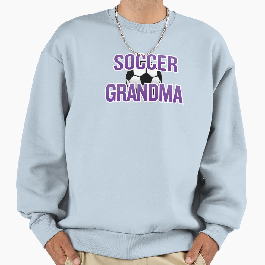 Soccer Grandma Black Sweatshirt - Custom Art Print Unisex - T-Shirt, Sweatshirt, Hoodie