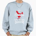 Just Grandpa Who Loves Chickens Funny Sweatshirt - Novelty Apparel Unisex - T-Shirt, Sweatshirt, Hoodie