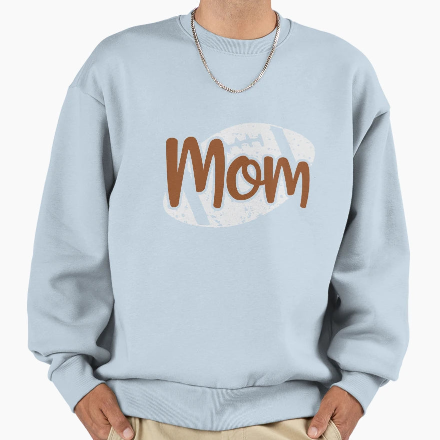 Football Mom Sweatshirt - Unique Graphic for Adults - T-Shirt, Sweatshirt, Hoodie
