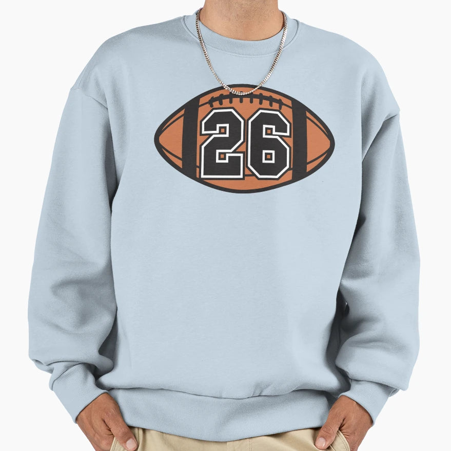 Football 26 Sweatshirt - Novelty Apparel for Adults - T-Shirt, Sweatshirt, Hoodie