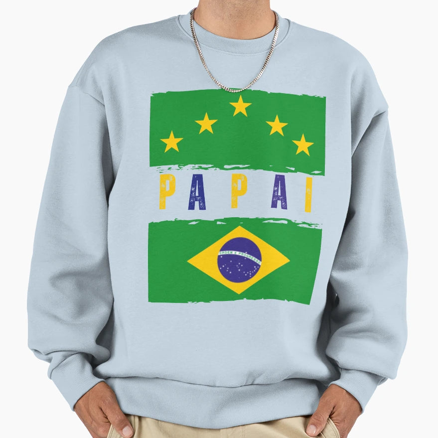 Papai Brasil Sweatshirt - Unique Graphic Men Women - T-Shirt, Sweatshirt, Hoodie
