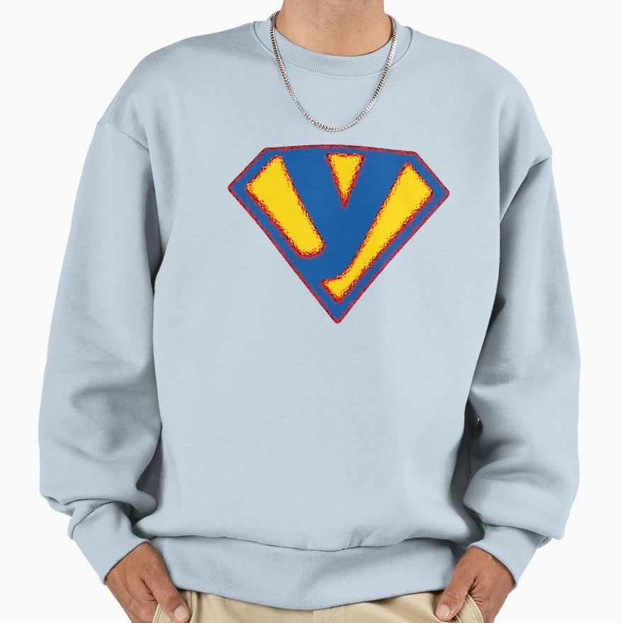 Super Ukraine Iconic U Shield Sweatshirt - Unique Graphic for Adults - T-Shirt, Sweatshirt, Hoodie