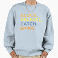 Block Release Catch Spike Nfl T-Shirt - Trendy Graphic for Adults - T-Shirt, Sweatshirt, Hoodie