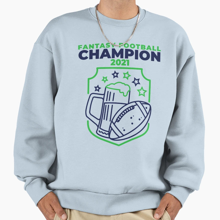 Fantasy Football Champion Sweatshirt - Aesthetic Graphic Unisex - T-Shirt, Sweatshirt, Hoodie